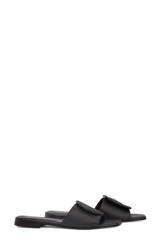Shop Beautiisoles Adeline Slide Sandal In Black