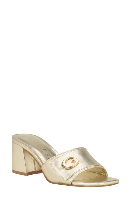 Gallai Slide Sandal in Gold 710