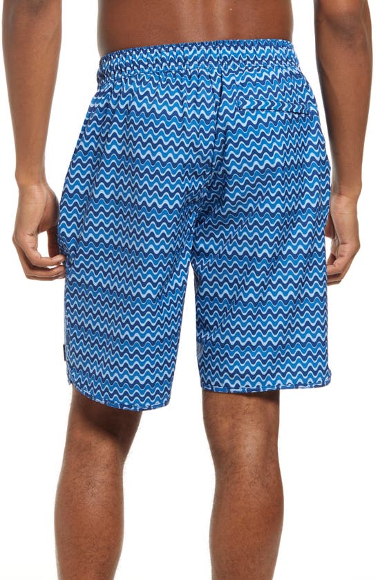 Vintage 1946 Windjammer Zigzag Print Hybrid Shorts In Zig Zag Print