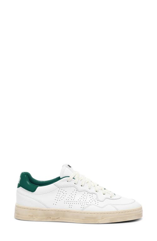 P448 Bali Platform Sneaker In Whi/wood