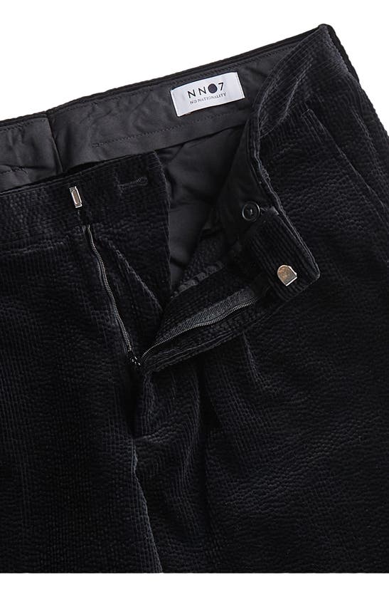 Nn07 Bill 1226 Corduroy Pants In Black