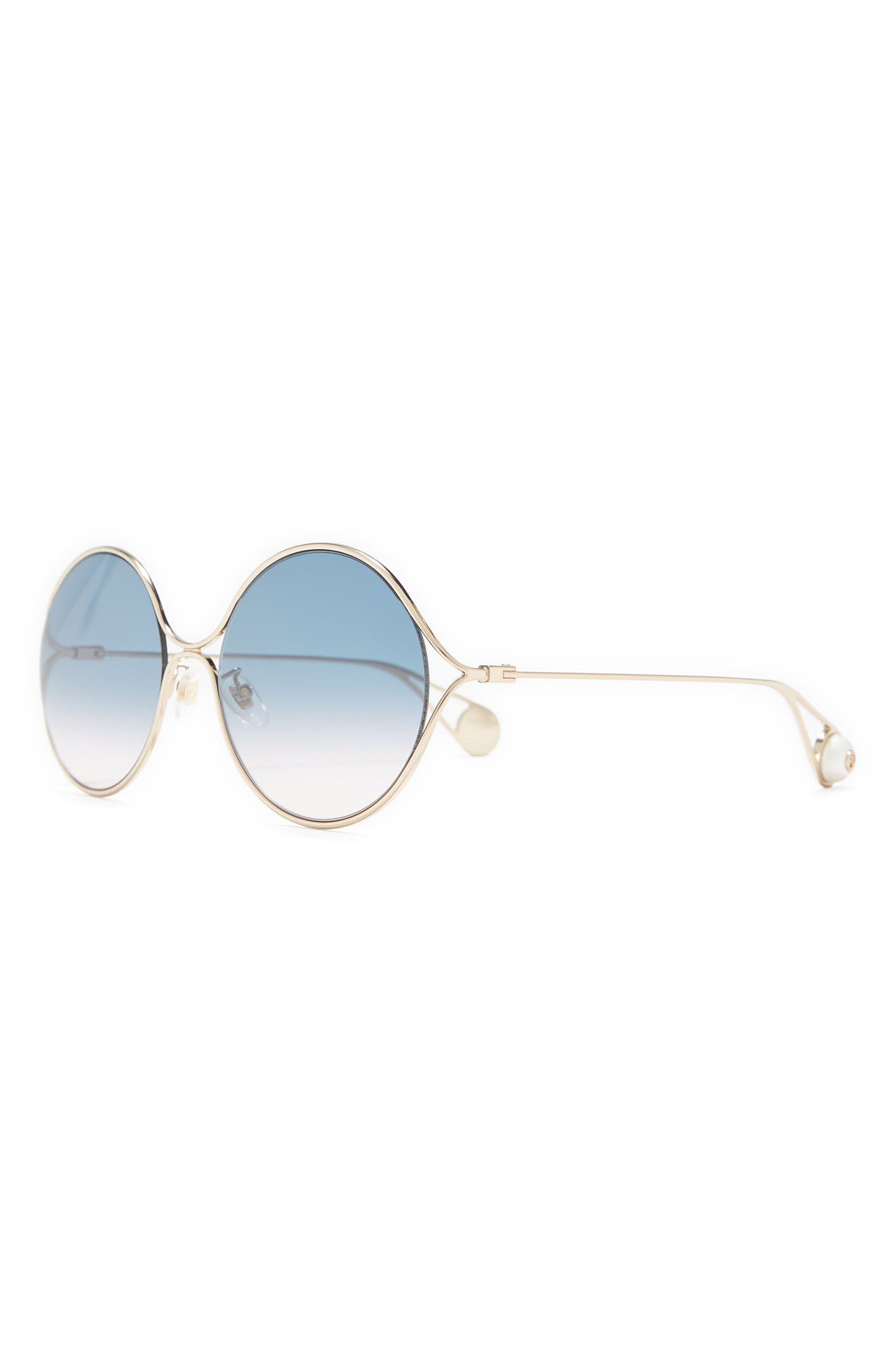 54mm round sunglasses gucci