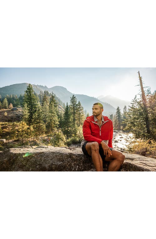 Cutter & Buck Charter Anorak Jacket In Red/polished