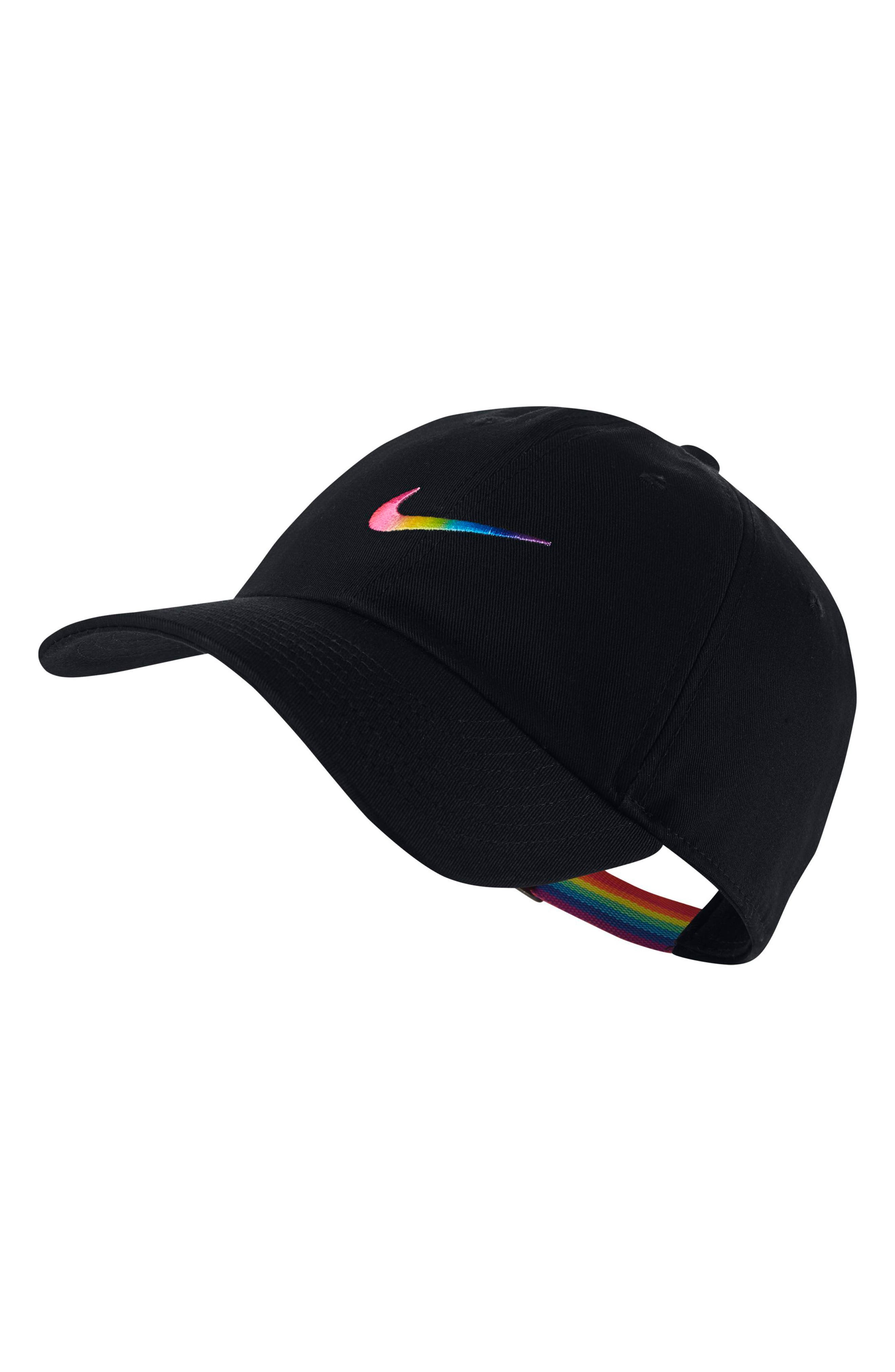rainbow nike hat