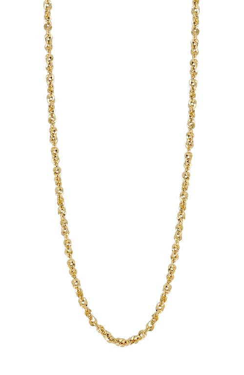 BONY LEVY 14K GOLD NUGGET CHAIN NECKLACE