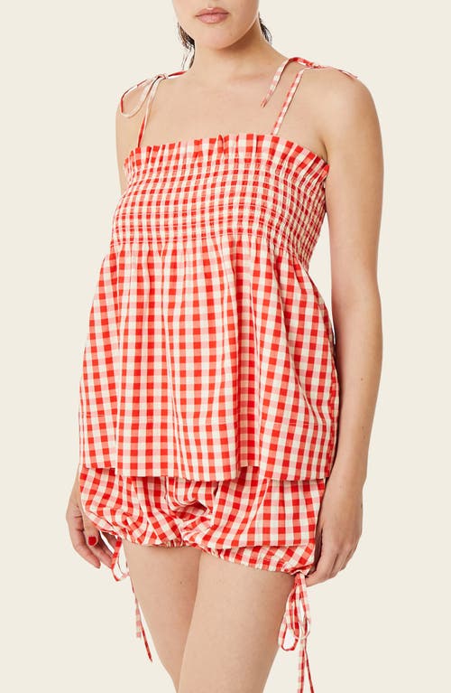 FIND ME NOW FIND ME NOW ODALINE SMOCKED CAMISOLE 