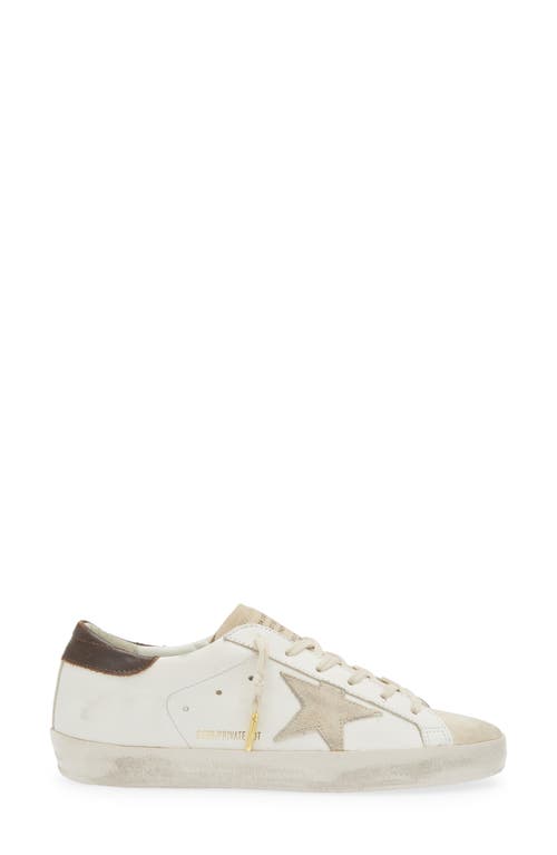 Golden Goose Super-star Low Top Sneaker In White/pearl