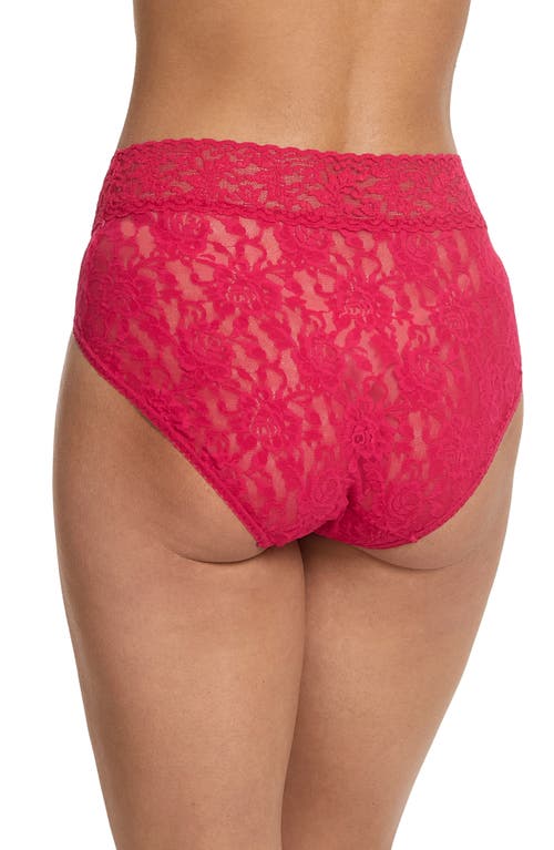 Shop Hanky Panky French Briefs In Beet Juice Red