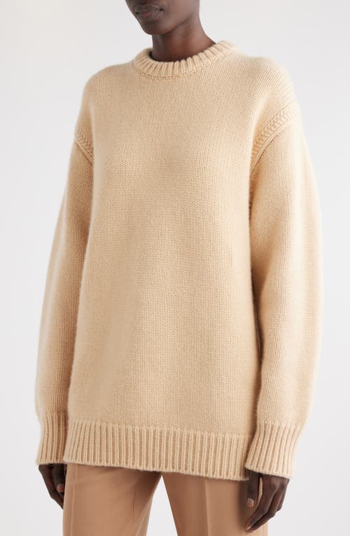 Shop Chloé Cashmere & Cotton Sweater In Ultimate Nude