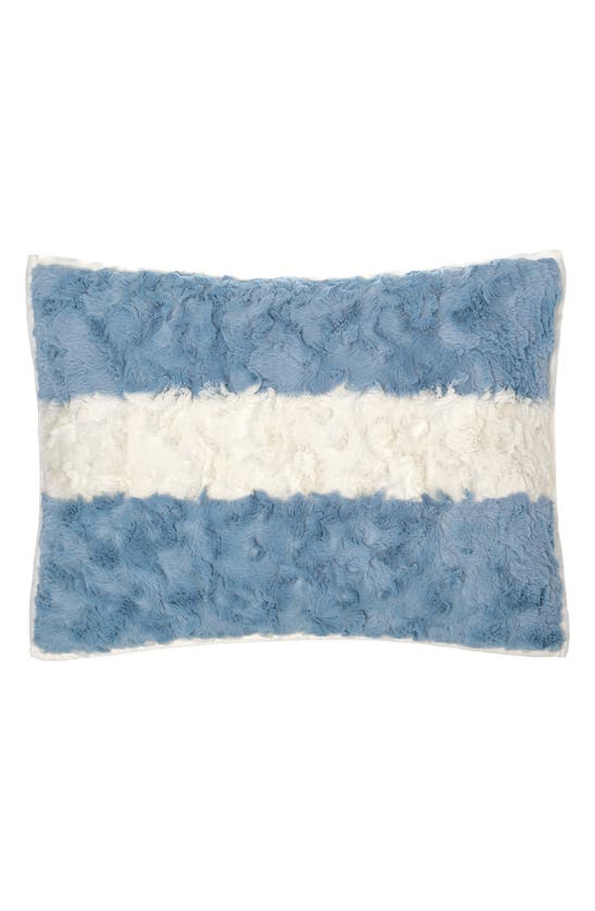 Ugg (r) Solena Stripe Faux Fur Comforter & Sham Set In Blue ModeSens