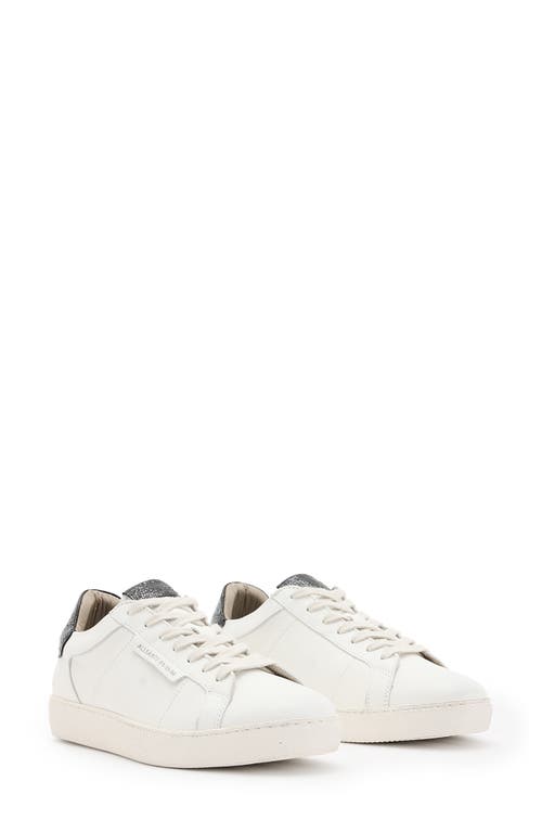 Allsaints Platform Sneaker In White/metallic