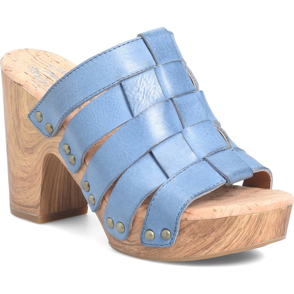 Shop Kork-ease ® Devan Platform Sandal In Teal F/g