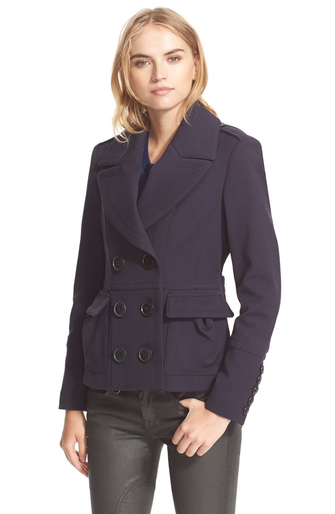 burberry peacoat nordstrom