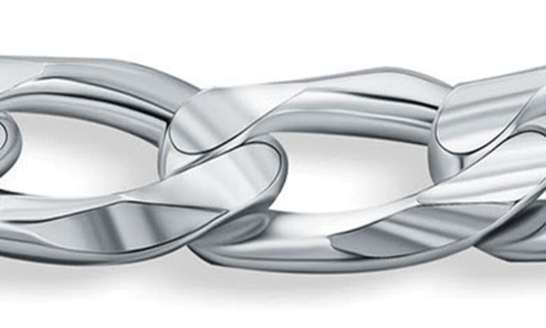 Shop Best Silver Sterling Silver Flat Curb Link Bracelet