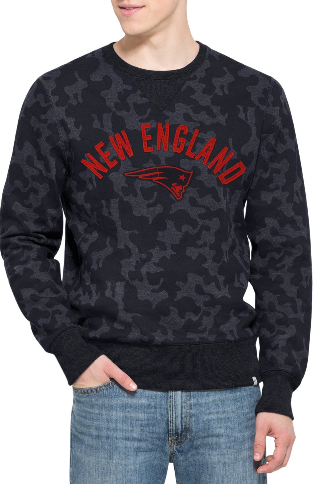 patriots camo sweatshirt