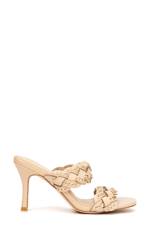 Shop New York And Company Courtney Chain Sandal In Natural