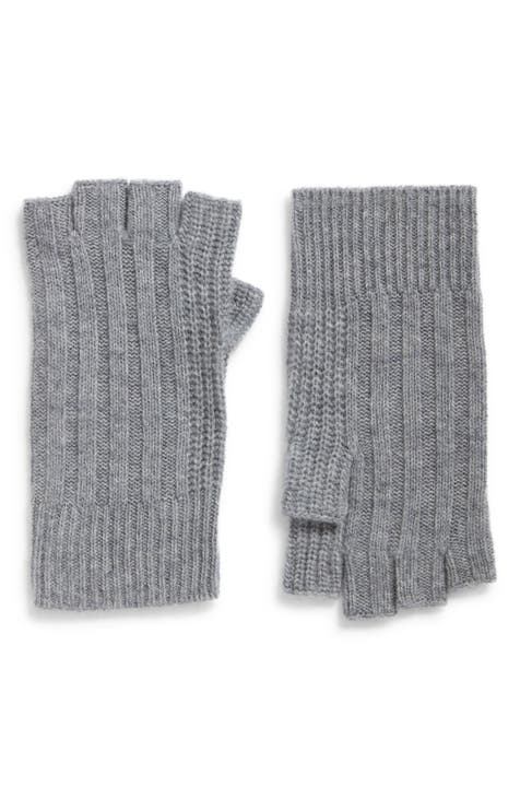 Wool & Cashmere Blend Fingerless Gloves