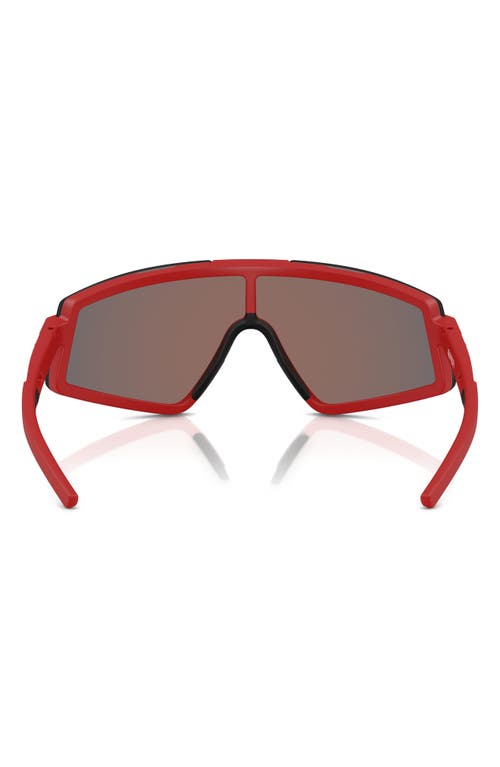 Scuderia Ferrari Men's Sunglasses Fz6009u In Matte Red