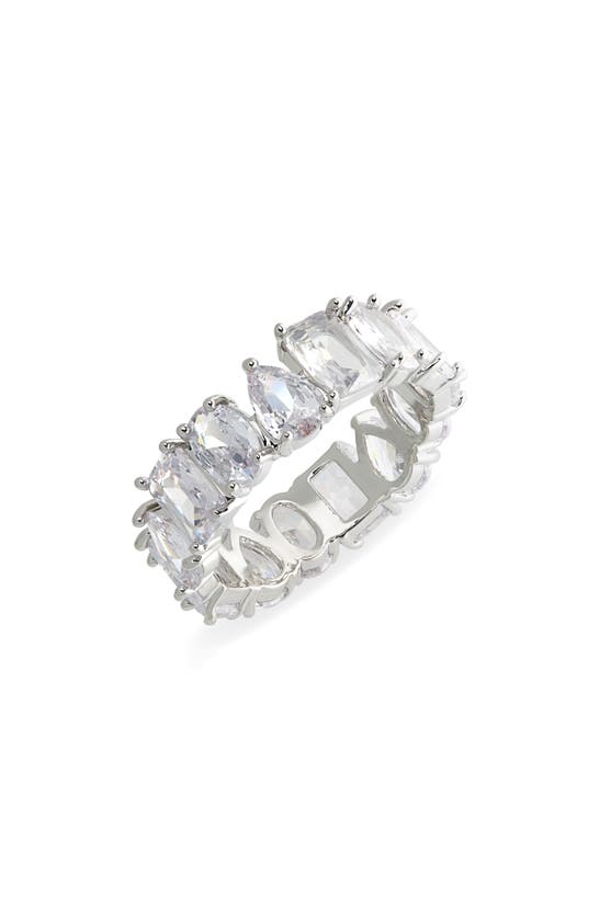 Nordstrom Rack Cz Mix Shape Ring In Clear- Silver