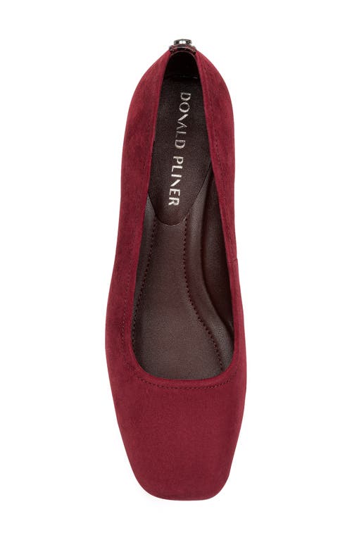 Shop Donald Pliner Drew Pump In Bordeaux