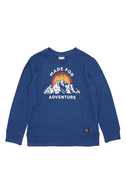 Feather 4 Arrow Made For Adventure Long Sleeve Graphic Tee in Navy