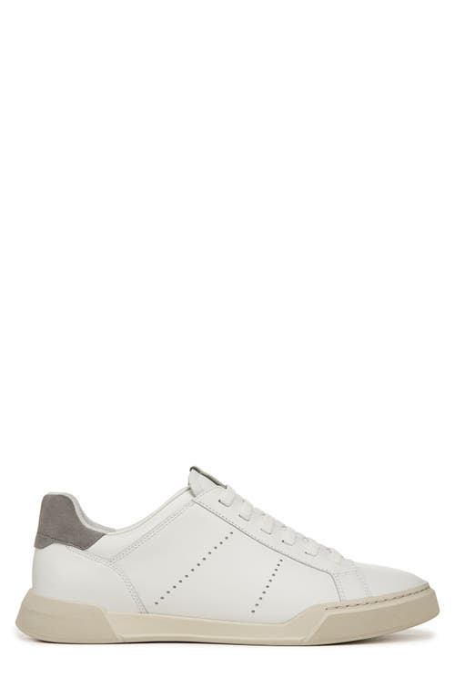 Vince Mercer Leather Oxford Sneakers In White