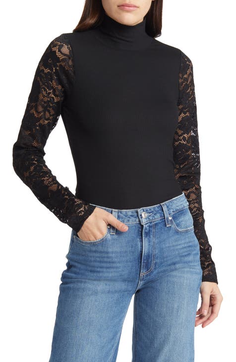 black lace blouse | Nordstrom