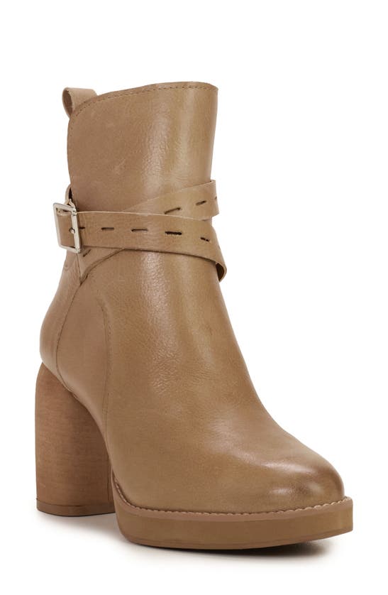 LUCKY BRAND NATESA BLOCK HEEL BOOTIE