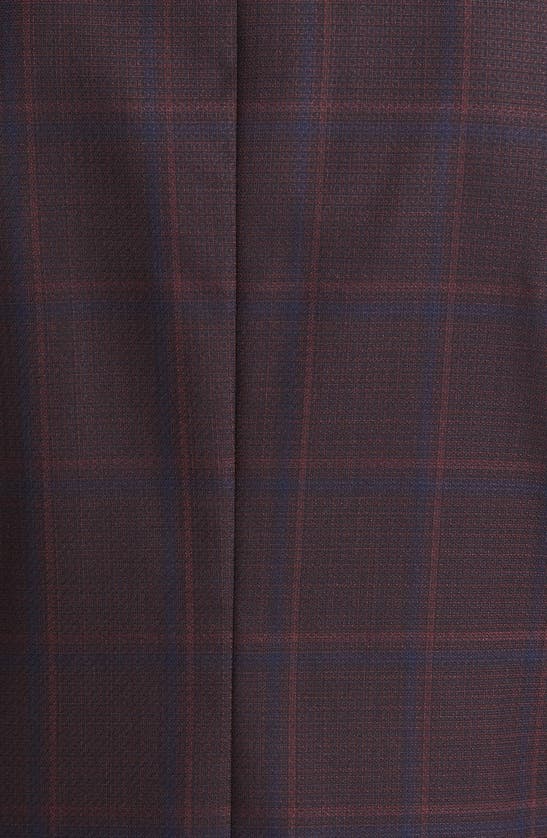 TED BAKER TED BAKER LONDON KARL SLIM FIT SOFT CONSTRUCTION PLAID WOOL SPORT COAT
