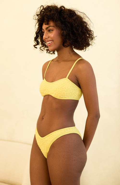 Dippin Daisys Venice Cheeky Bikini Bottom In Yellow