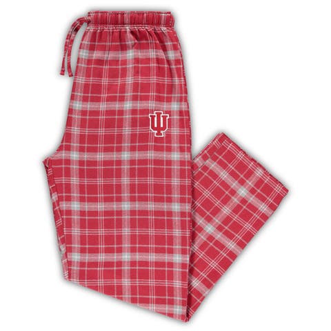 Men's Concepts Sport Pink Indianapolis Colts Ultimate Plaid Flannel Pajama  Pants