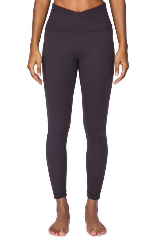 90 Degree by Reflex + Carbon Interlink Crossover Ankle Leggings