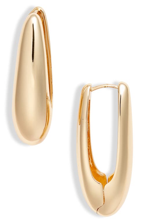 NORDSTROM NORDSTROM OVAL HOOP EARRINGS 