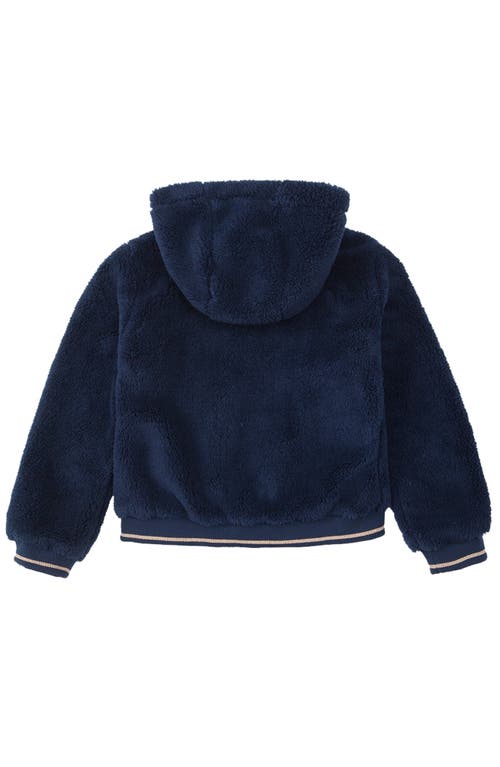 Rokka&rolla Kid's Cozy Fleece Jacket In Navy