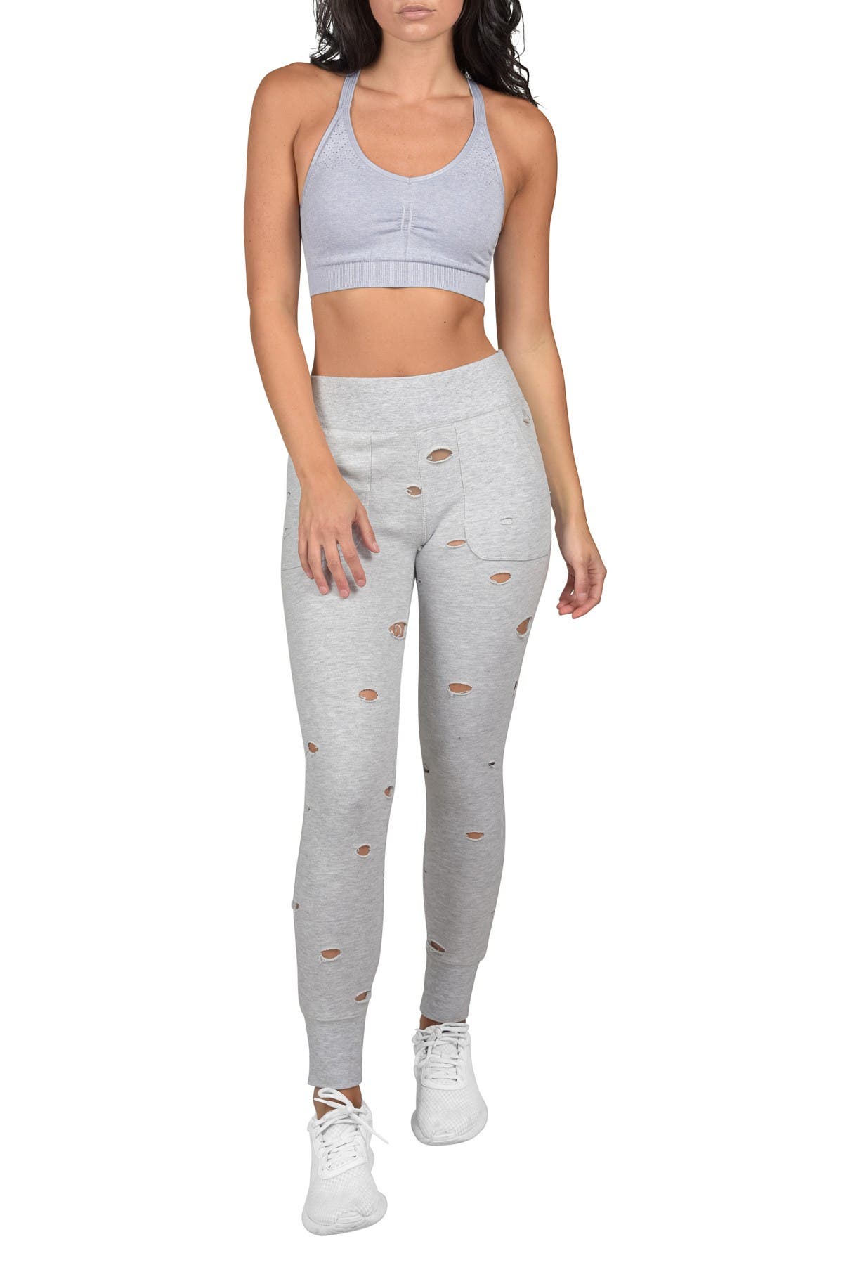 distressed joggers womens