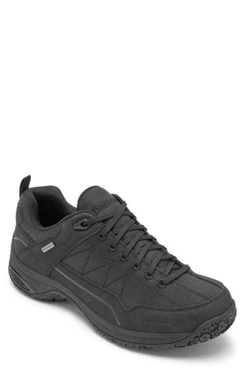 Dunham Cloud Plus Waterproof Hiking Shoe in Black Fabric