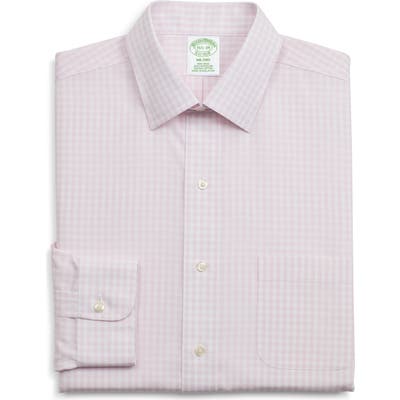 Brooks Brothers Milano Slim Fit Check Dress Shirt