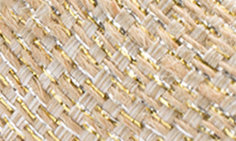Larroude Flora Slide Sandal In Gold