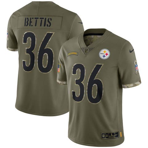 Blank Pittsburgh Steelers Youth Legend Olive Salute to Service Sideline Long  Sleeve T-Shirt