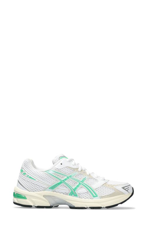 Asics Gel-1130 Sneakers In White/malachite Green, Women's At Urban Outfitters In White/malachite Green