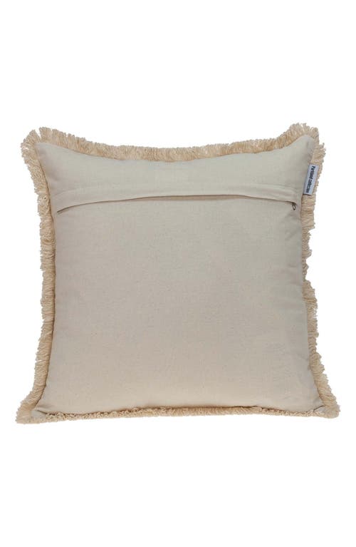 Parkland Collection Abu Cotton Throw Pillow In Beige