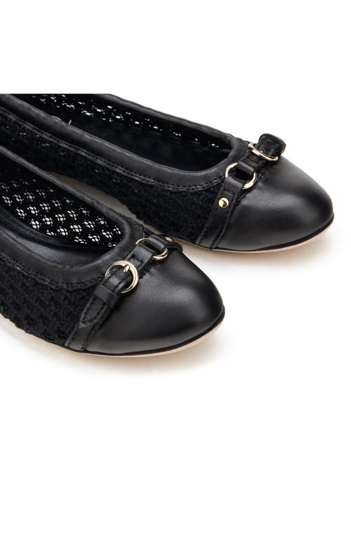 Shop Agl Attilio Giusti Leombruni Agl Monia Cap Toe Ballet Flat In Nero