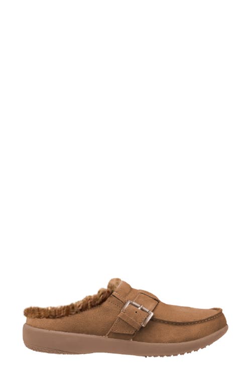 Shop Revitalign Siesta Faux Fur Lined Clog In Bison