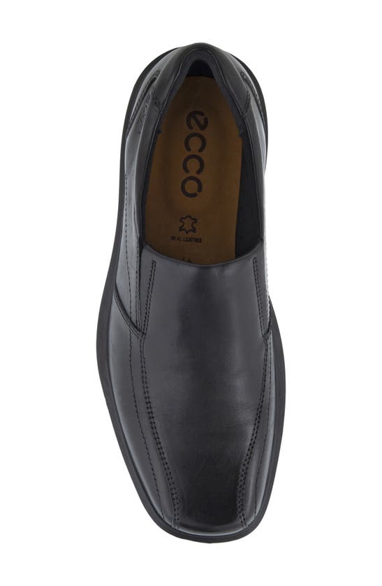 Ecco Helsinki Classic Bike Toe Loafer In Black