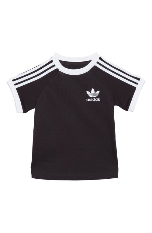 Shop Adidas Originals Adidas Adicolor 3-stripes T-shirt In Black