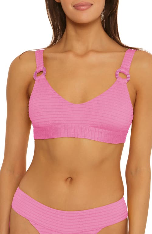 Isabella Rose Maza Bralette Bikini Top in Pinkie