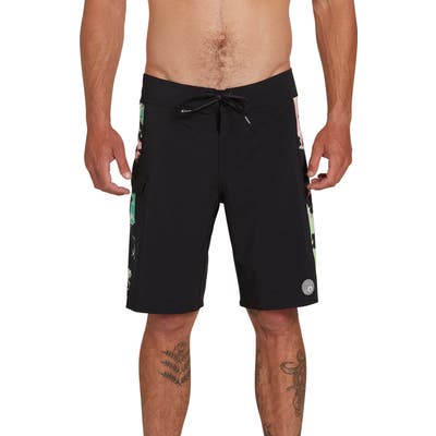 Volcom Stone Alliance Mod 20 Board Shorts, Black