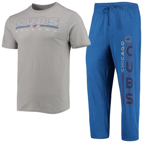 Men's Los Angeles Dodgers FOCO Royal Ugly Pajama Set