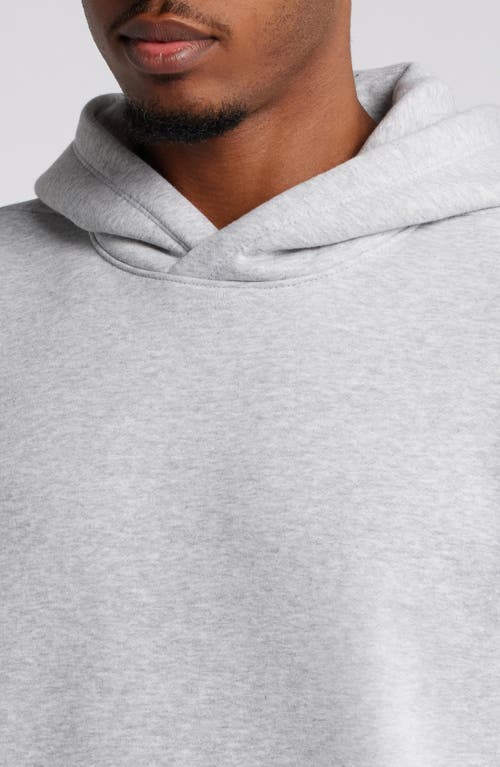 Shop Bp. Fleece Hoodie In Grey Soft Heather