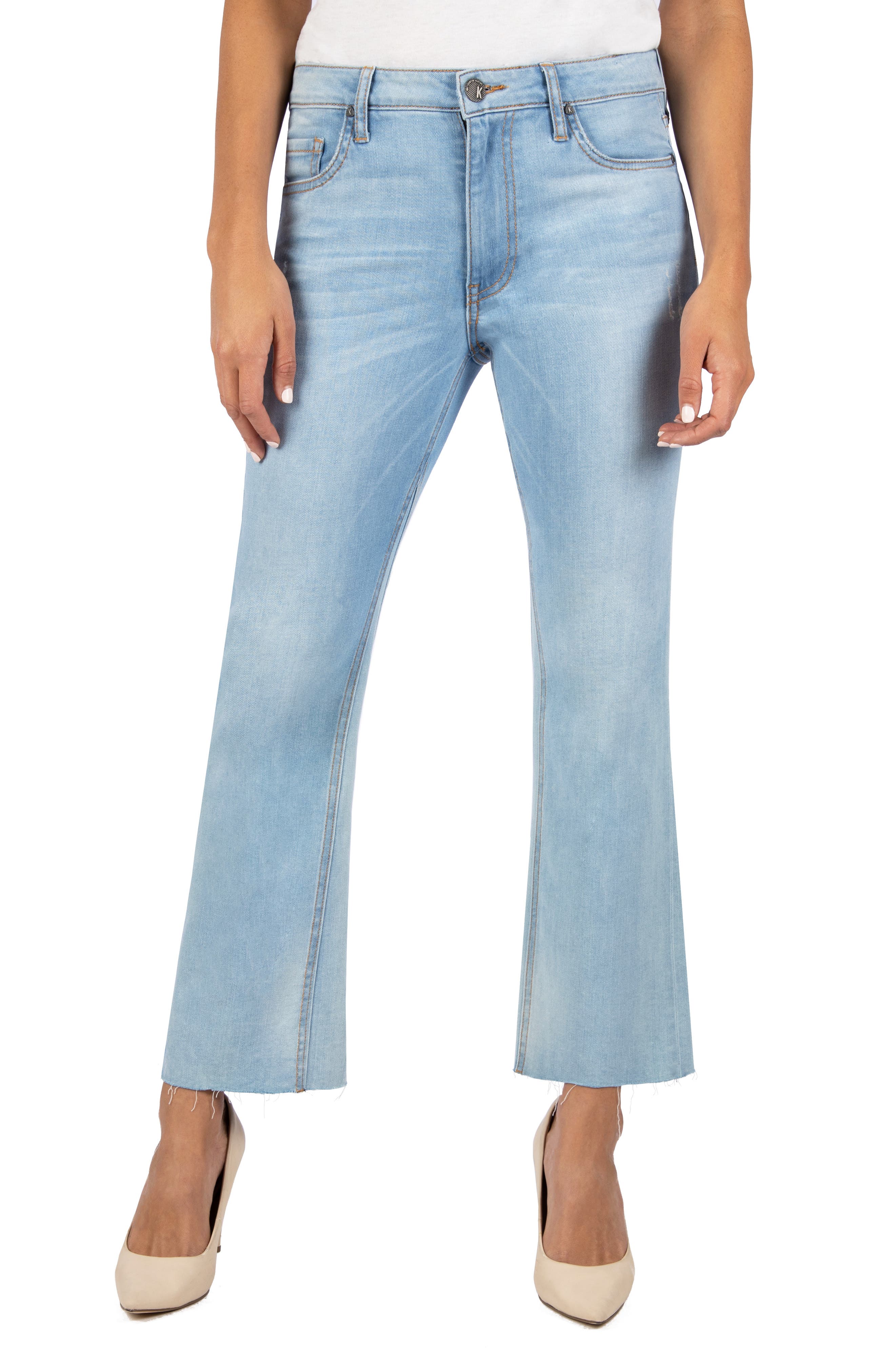 kut from the kloth kelsey ankle flare